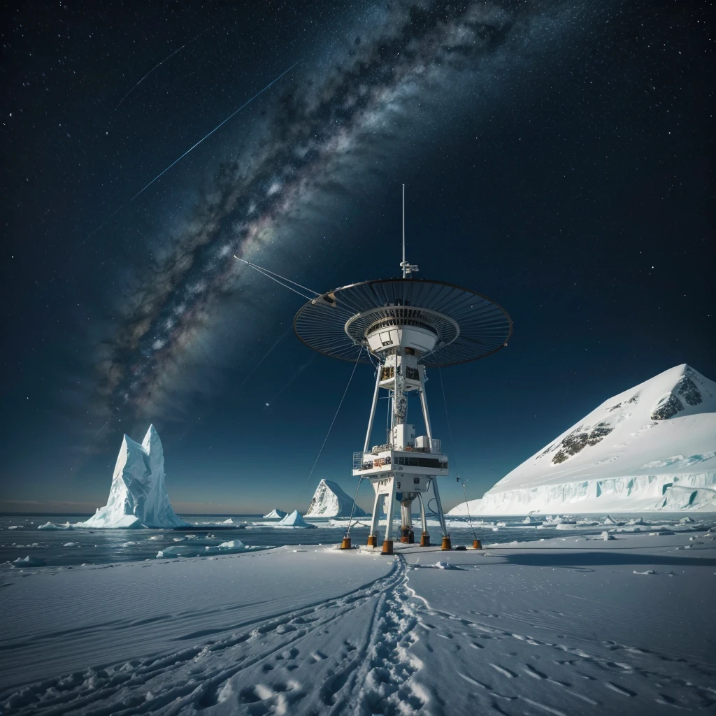 1000 antennas connected in Antarctica 