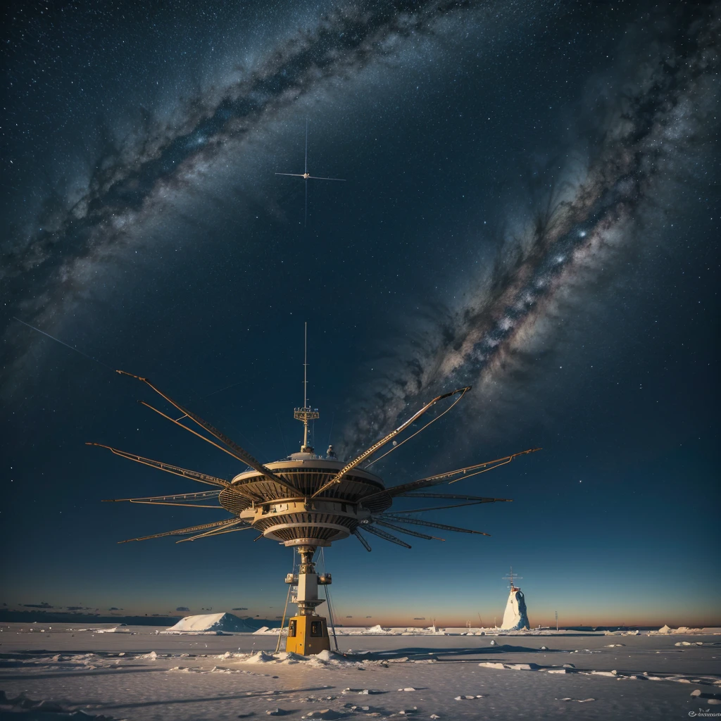 1000 antennas connected in Antarctica 