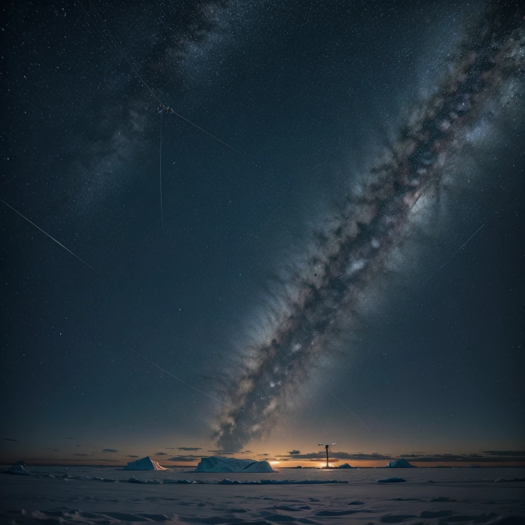 1000 antennas connected in Antarctica