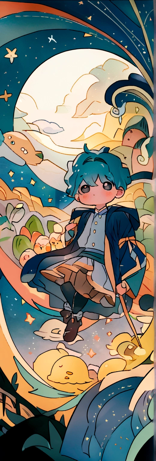 (best qualityer, 8K, 32k, ultra HD:1.2) trap art style boy