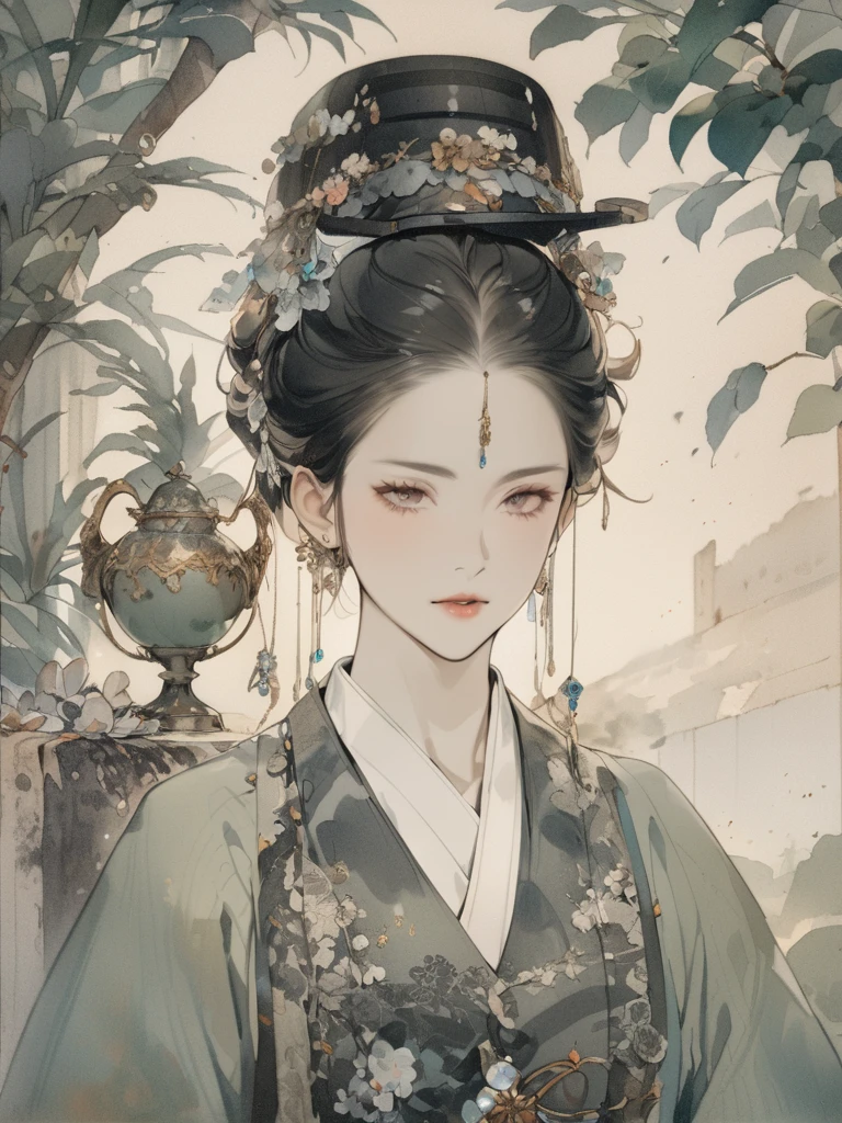 (8K, best quality, masterpiece)，1girl, watercolor(medium), {Practical, original photo, Ultra-fine transparent, image, (Influenced by Yoshitaka Amano&#39;s style:1.6)}, Practical Light, Delicate skin, (Beautiful slim woman, 25 years old, Court Knight:1.5), Thin legs, Fine particles, Long white hair, Detailed fingers, Thin, sex, Ecstasy expression, 动感sex感的姿势, (巨大有弹sex的坚挺胸部:1.4), (sex感指挥官的盔甲, Long skirt, Long red cape, boots:1.2),(The armor has a larger chest opening;1.6), Exposing breasts, (Arcadia, Flower Storm, Many flowers:1.8), Unobscured，Beautiful scenery, (Flowers, Wind and Moon:1.5), Vivid colors, High contrast, High Saturation
