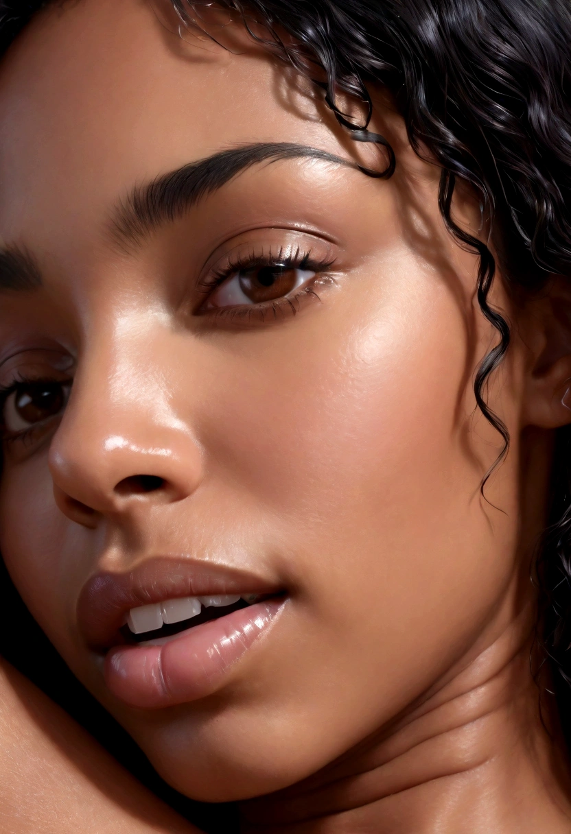 score_9, score_8_up, score_7_up, close up on pussy, 1girl, beautiful, 40yo black latina, 1boy, orgasm, fucking hard, penis in pussy penetration close up, wet pussy, clitoris, cumshot, front view, hugging