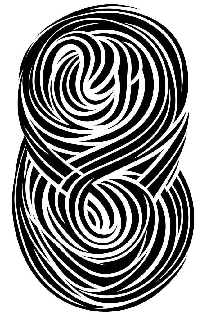 PP name logo black color white background line logo simple and creative