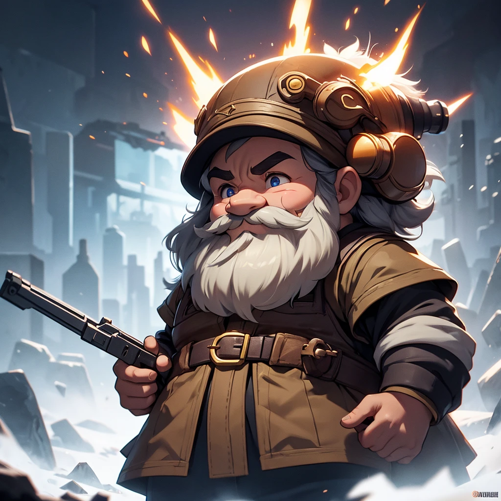 Dwarf with gun