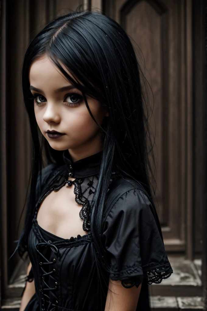 little gothic girl