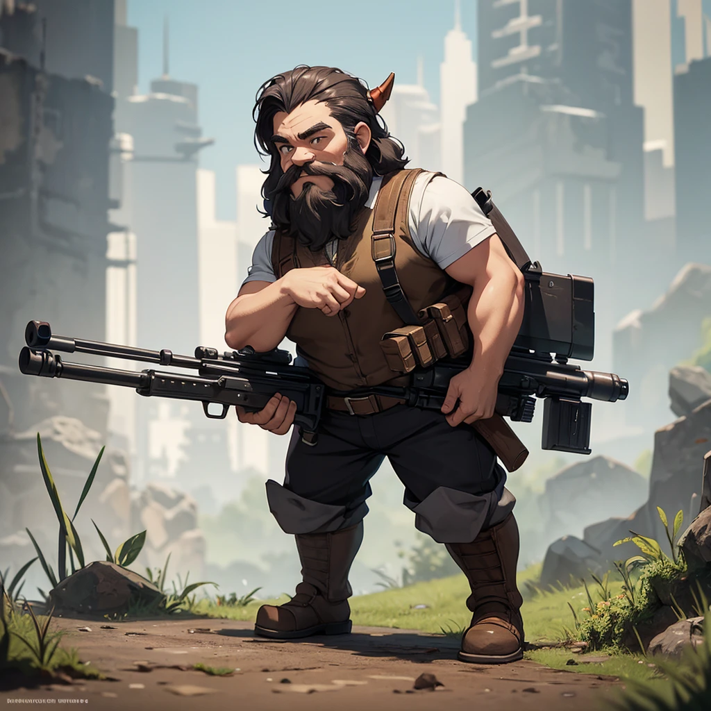 Dwarf with sniper rifle
