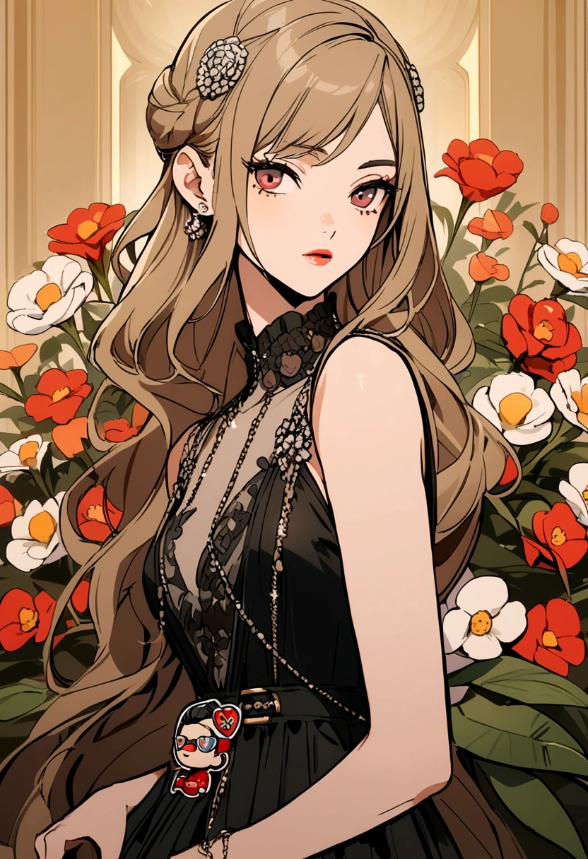Flowers designed by Prada, stickers, Prada, elegant, Elegance. 