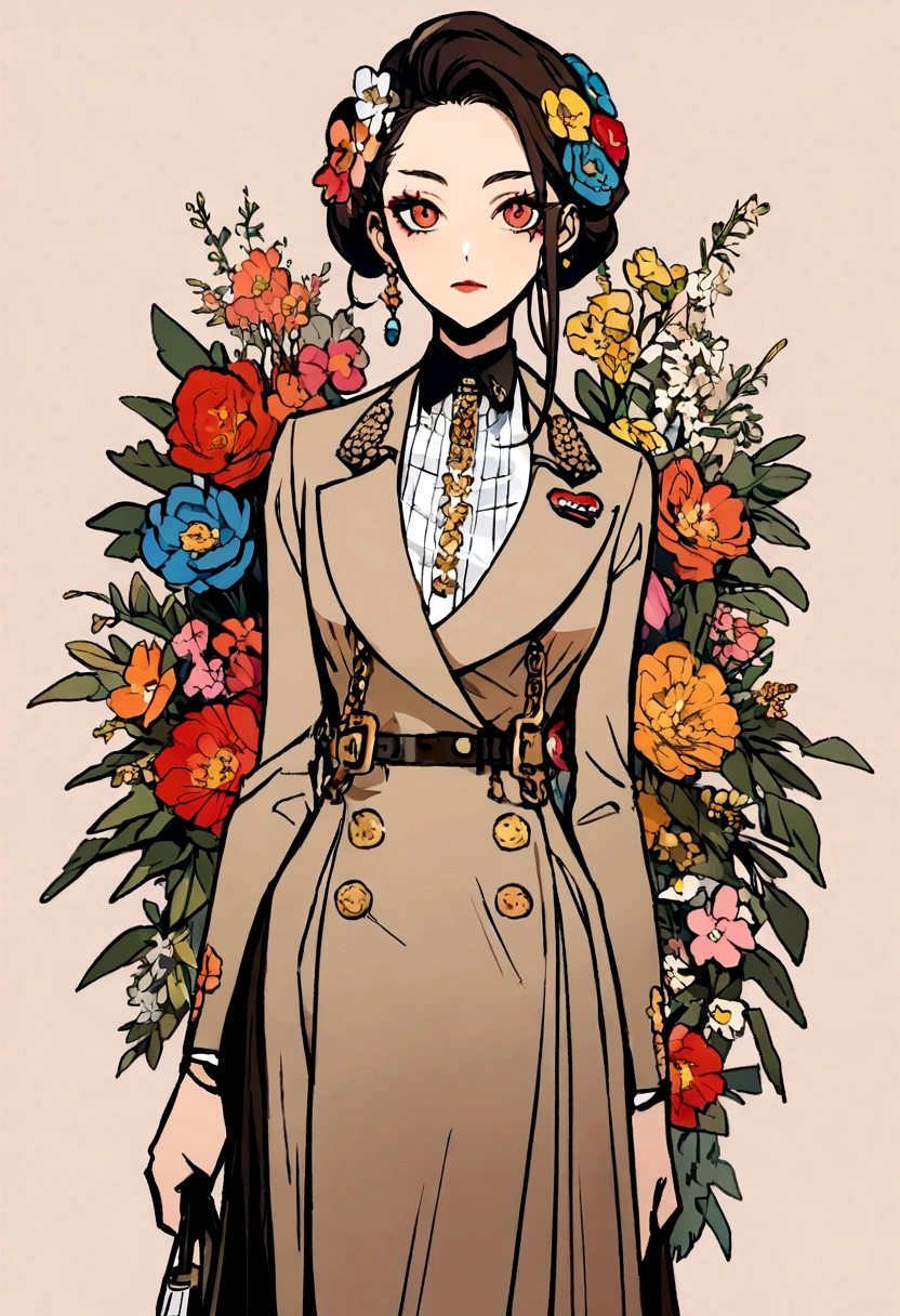 Flowers designed by Prada, stickers, Prada, elegant, Elegance.