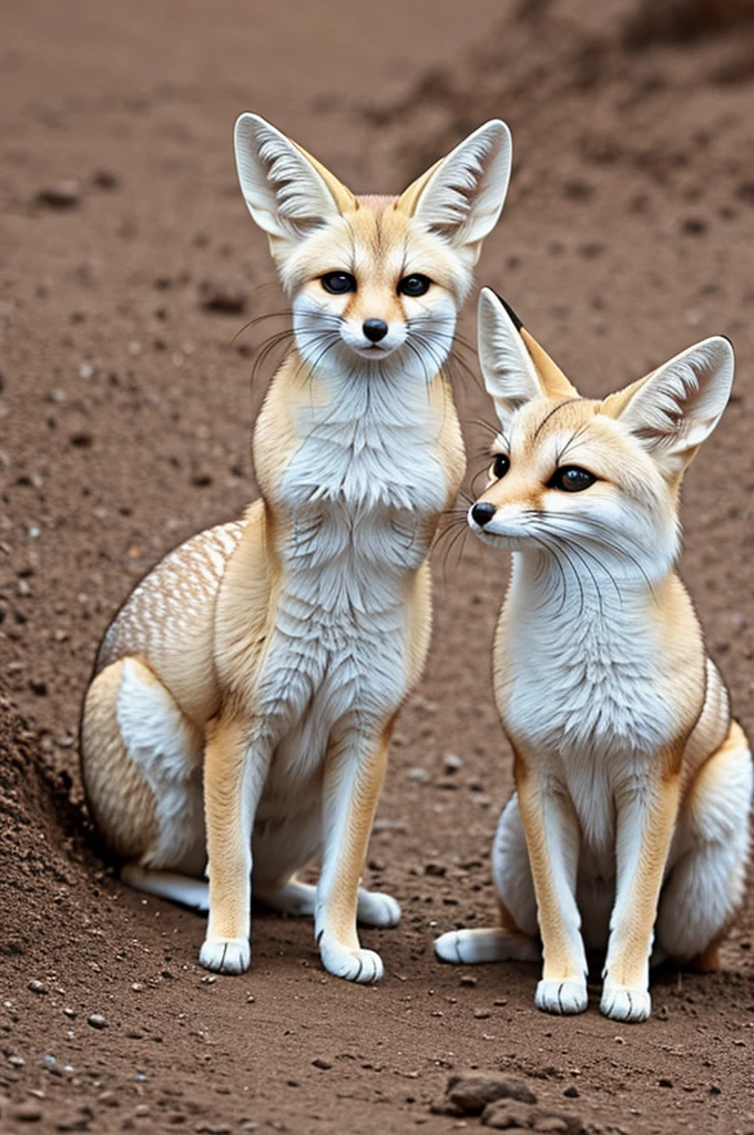 Fennec foxes 