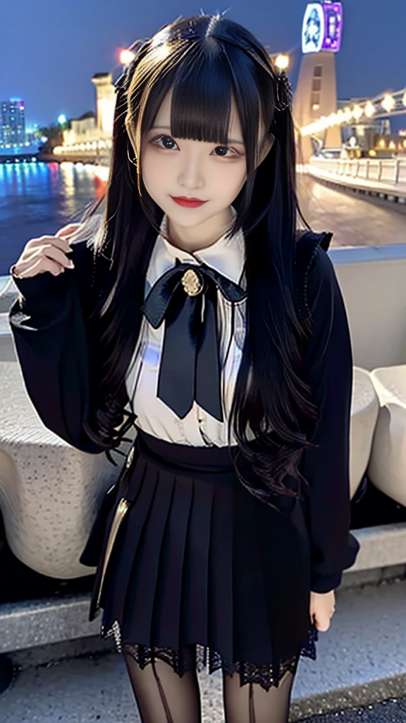 Super detailed、Japanese、Attractive beauty、Attractive adult woman、Beautiful woman、Sharp Eye、Cool girl、Wavy Hair、Swept-apart bangs、Female student、suit、Jacket、shirt、ribbon、blouse、Tight Skirt、pantyhose、Beautiful legs、邪evilな幹部、evil depravity、brainwashing、Mind control、lipstick、Grin、Heavy makeup、Hollow Eyes,Half-closed eyes、evilな表情、evil、Hollow Eyes、evil、Church at night、vampire、Succubus、vampire、Swear allegiance、stand、
