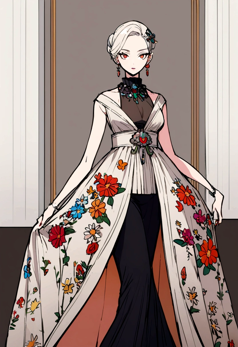 Flowers designed by Prada, stickers, Prada, elegant, Elegance.