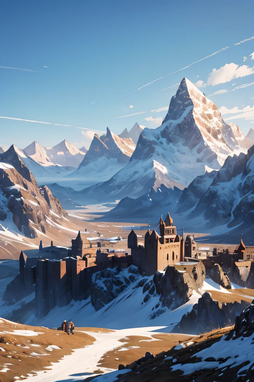 A medieval region full of mountains