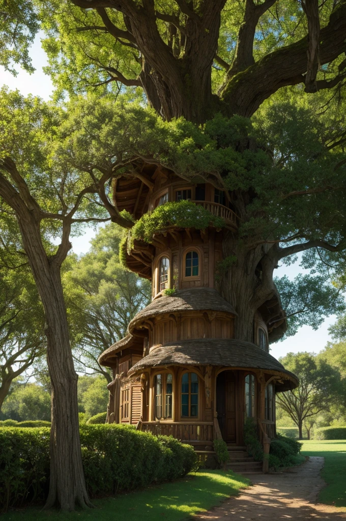 House inside the enchanted tree