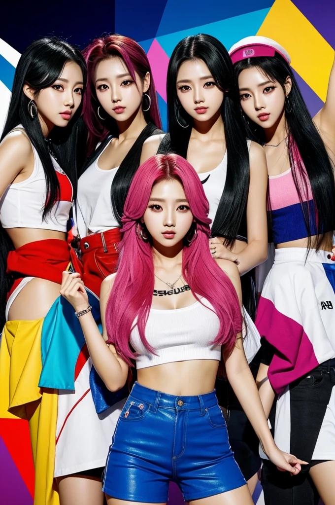 logo de Kpop que diga "Crazy Girls"