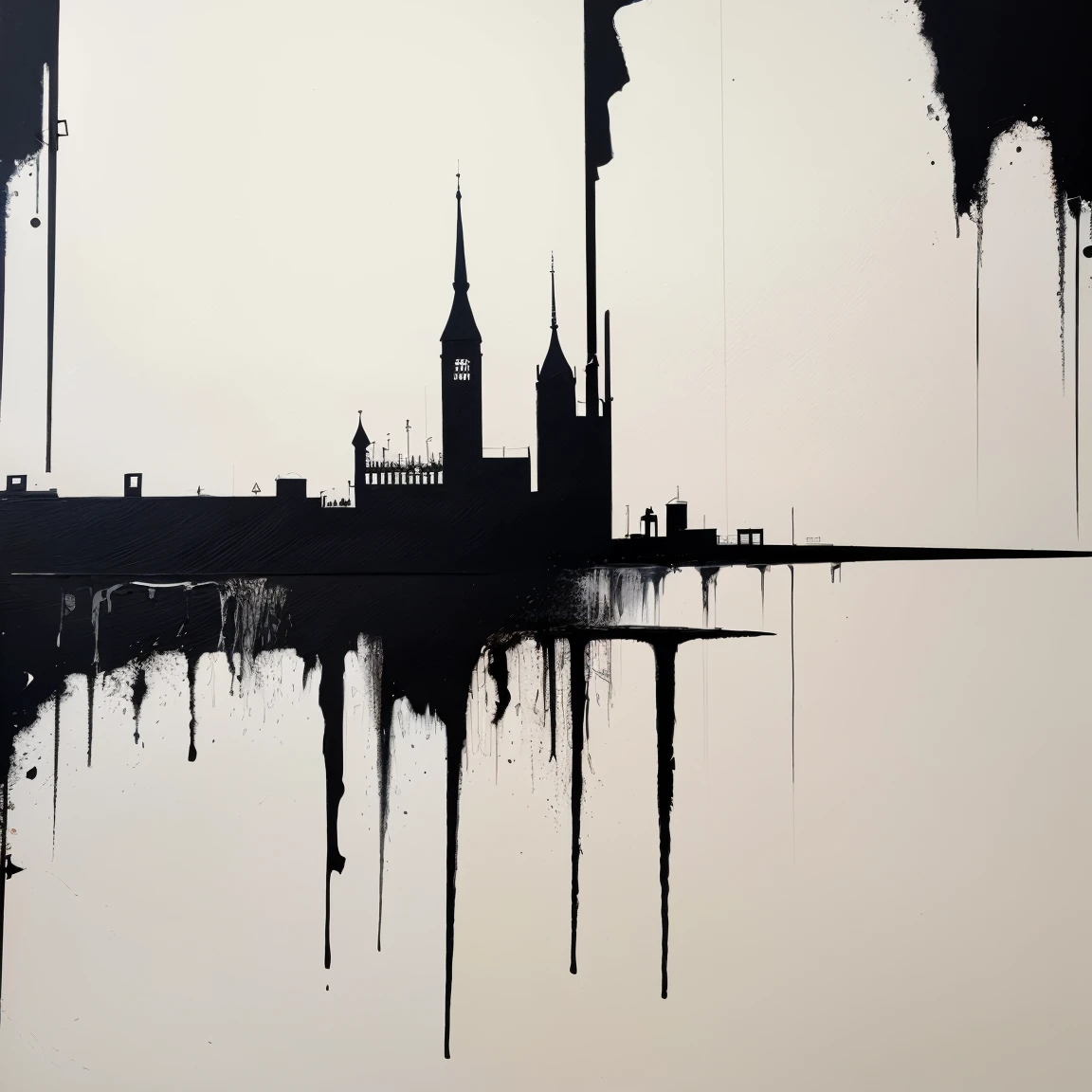 acryllic minimalist painting:1.3, abstract, masterpiece, best quality, ultra-detailed:1.3, pattern, intricate,