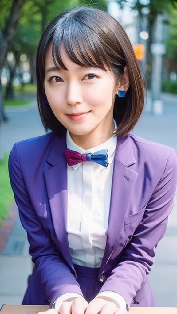 (NSFW),1 female,Beauty,Beautiful face,smile,Crouching and watching the viewer,Office Lady,In a suit,A dignified appearance,Perfect Style,Take off your jacket,Cleavage,break,spread legs,squatting,(show off panty),View from above,Front view,Ultra-realistic,Ultra high definition,Highest quality,8K,Masterpiece