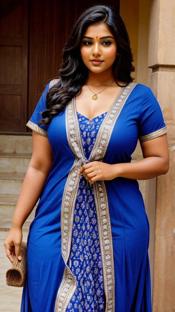 Sweet indian plus size woman