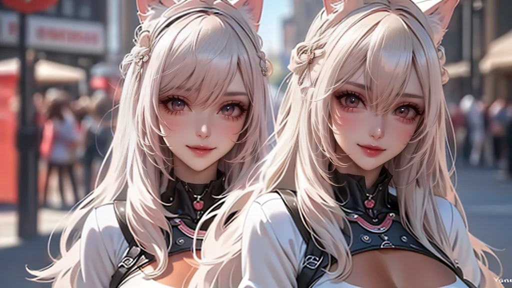 from behind,(random porn pose:1.2),silver hair,(tanned skin:1.5),(random cute clothes),(Thin type:1.8),(big breasts),(random hairstyle),(Highest image quality,(8k),ultra-realistic,best quality, high quality, high definition, high quality texture,high detail,beautiful detailed,fine detailed,extremely detailed cg,detailed texture,a realistic representation of the face,masterpiece,Sense of presence)