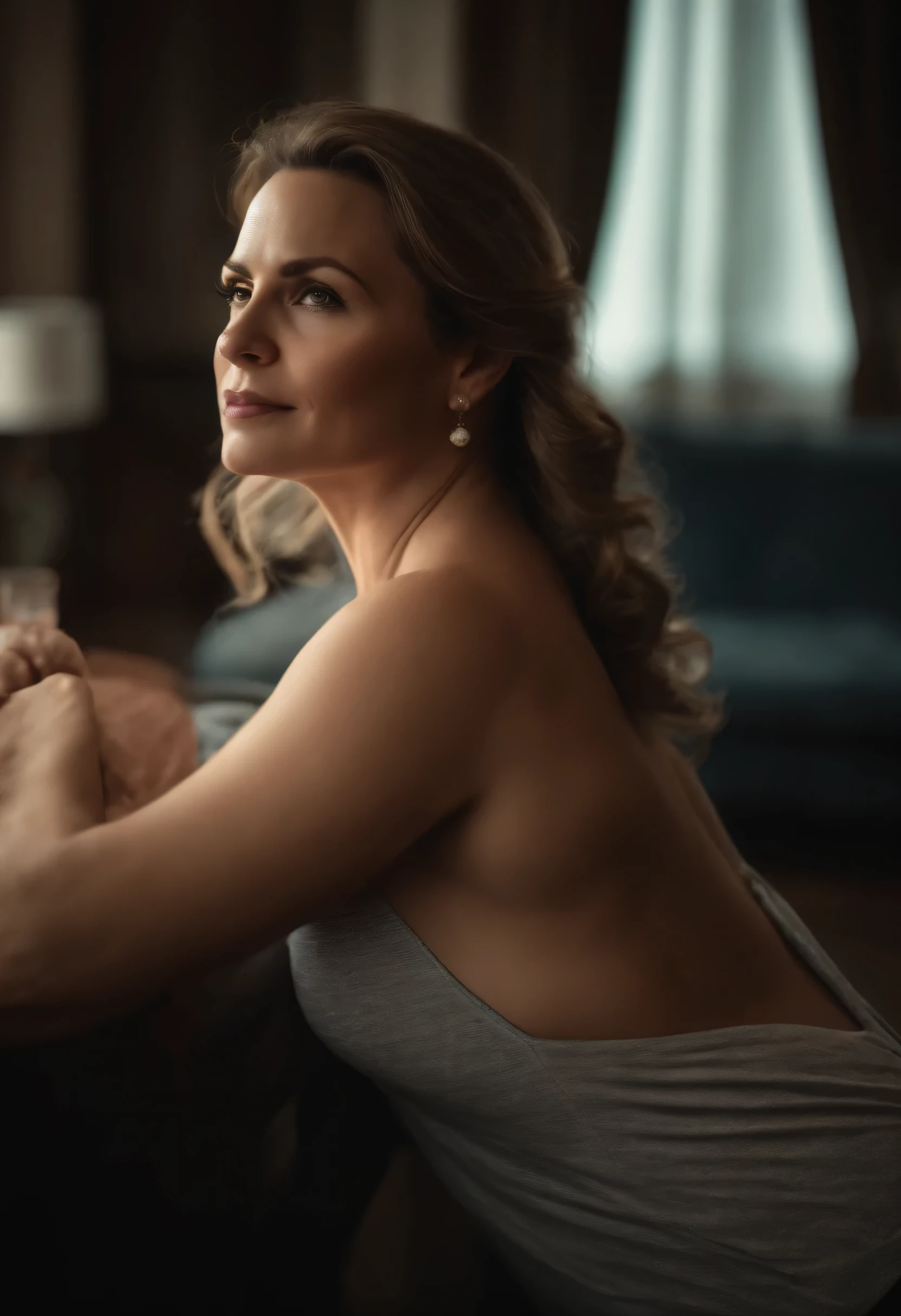 Hot Aunt , Realistic photos , Big butt and cleavage