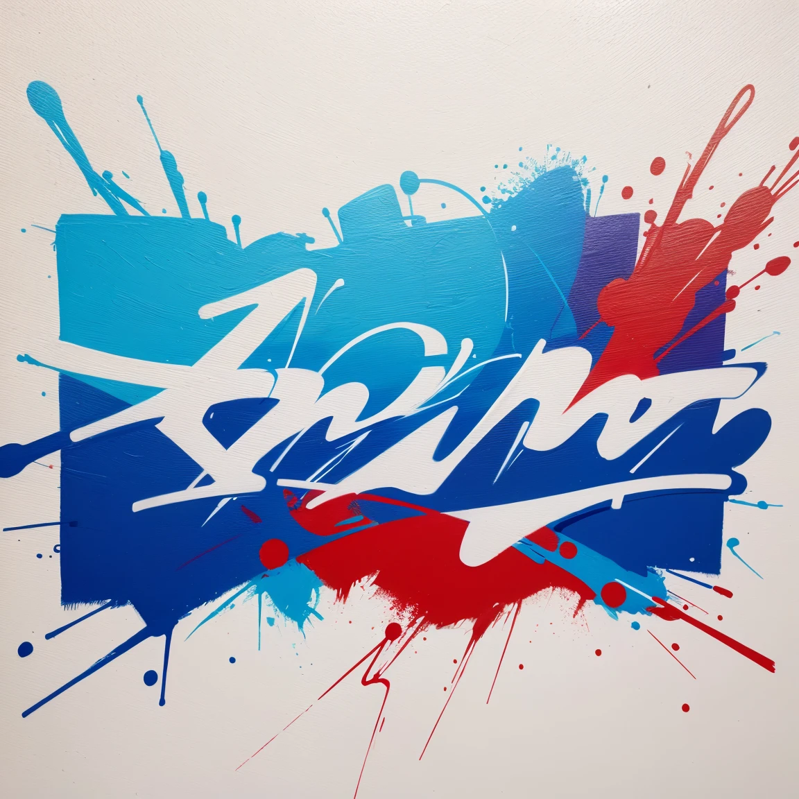 graffiti, acrylic painting, brush strokes:1.3, minimalist