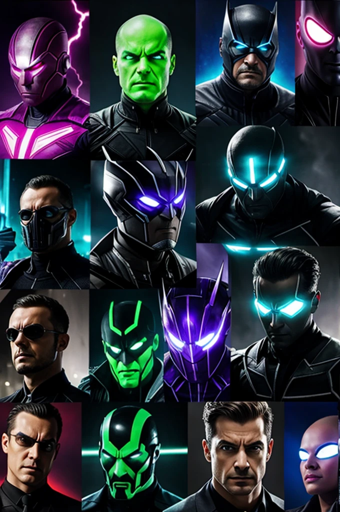 Electro Villain Poses