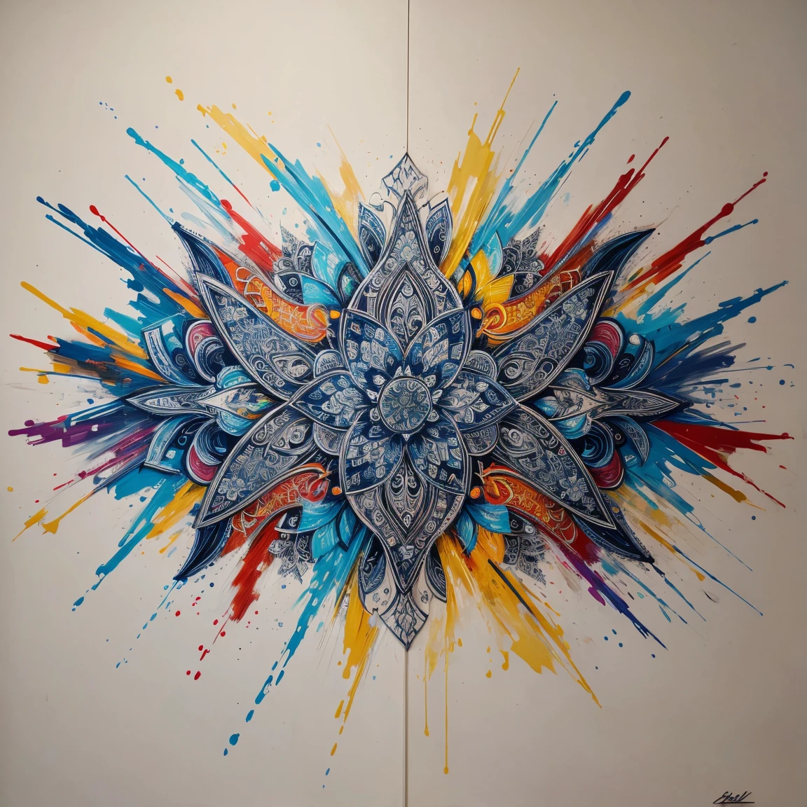graffiti, abstract painting, painting by Lee Quiñones, masterpiece, intricate details, design