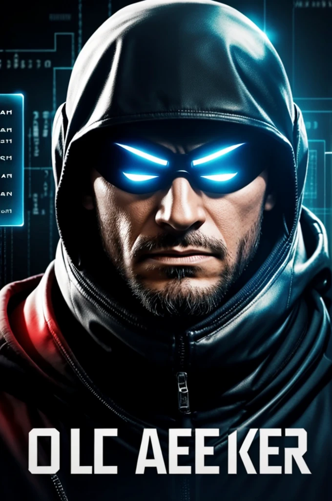 Angry hacker image with OFP mark on image