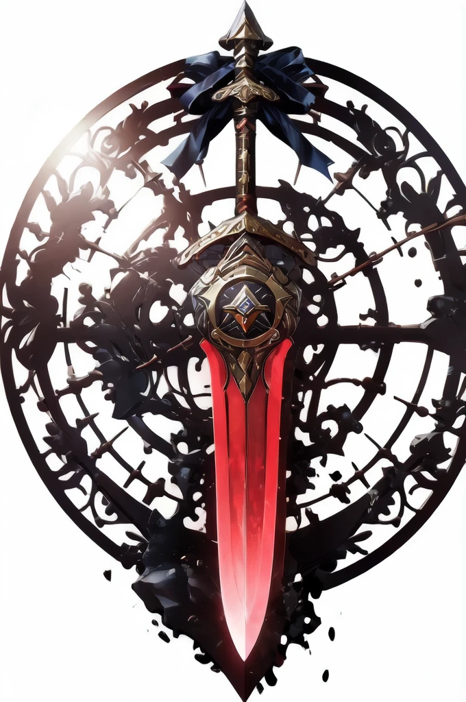No characters, Sword, Bow, Spear, Shield, War Hammer.