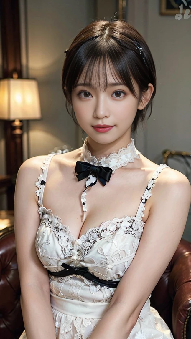 A beautiful girl with a super cute face and big breasts、A cute, tsundere girl with beautiful breasts、The highest standard of ultra-high definition full-body photos、(Small face)、No makeup、Sexy lips、Chignon hairstyle、Her body is super slender but her breasts are super beautiful、A sleeveless camisole dress on a bare body、Large-scale buffet party、Super low rise panties to charm everyone、Dress fashion that brings out the best in beautiful breasts、Extremely beautiful, slim waist、Secretly pull down the panties of a beautiful girl with an innocent smile as she climbs a spiral staircase