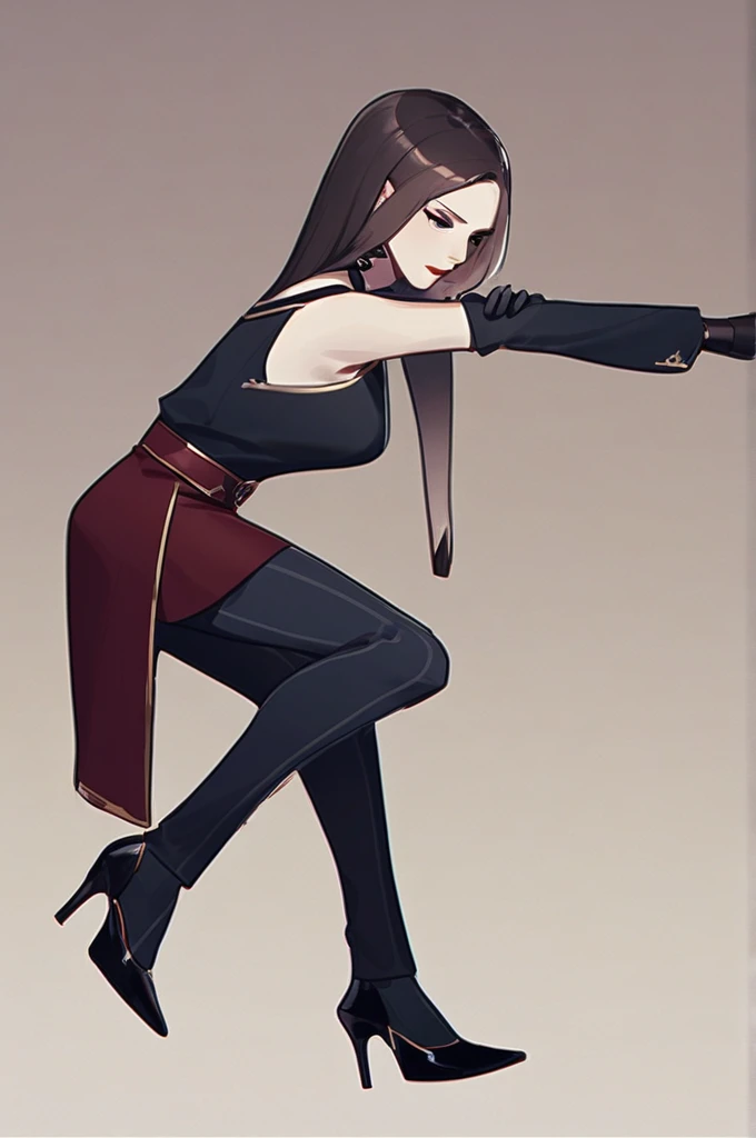 ((Лучшее качество)), ((шедевр)), (подробный), Domineering mistress in high heels