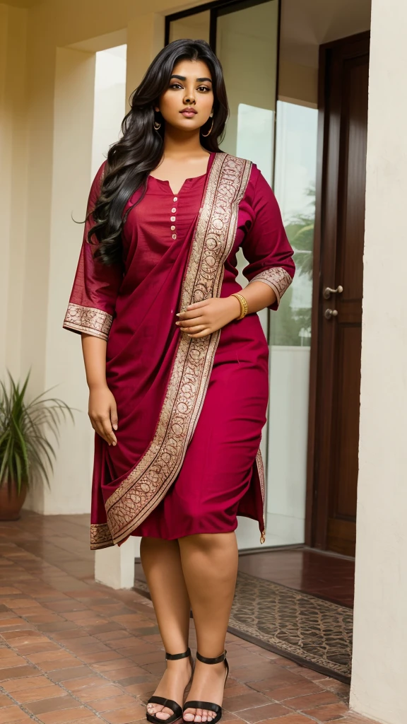 6 feet plus size beautiful Indian girl.