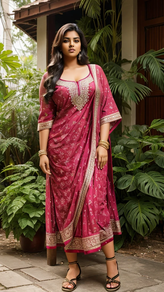 6 feet plus size beautiful Indian girl.