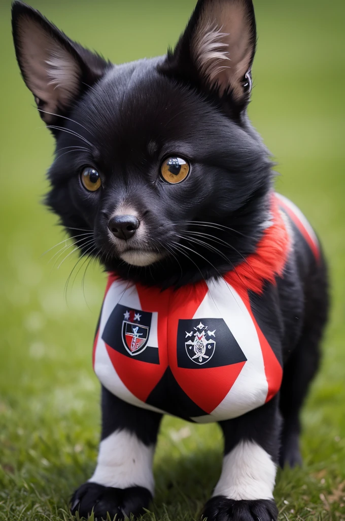 Tattoo of the São Paulo Futebol Clube mascot Nordica version