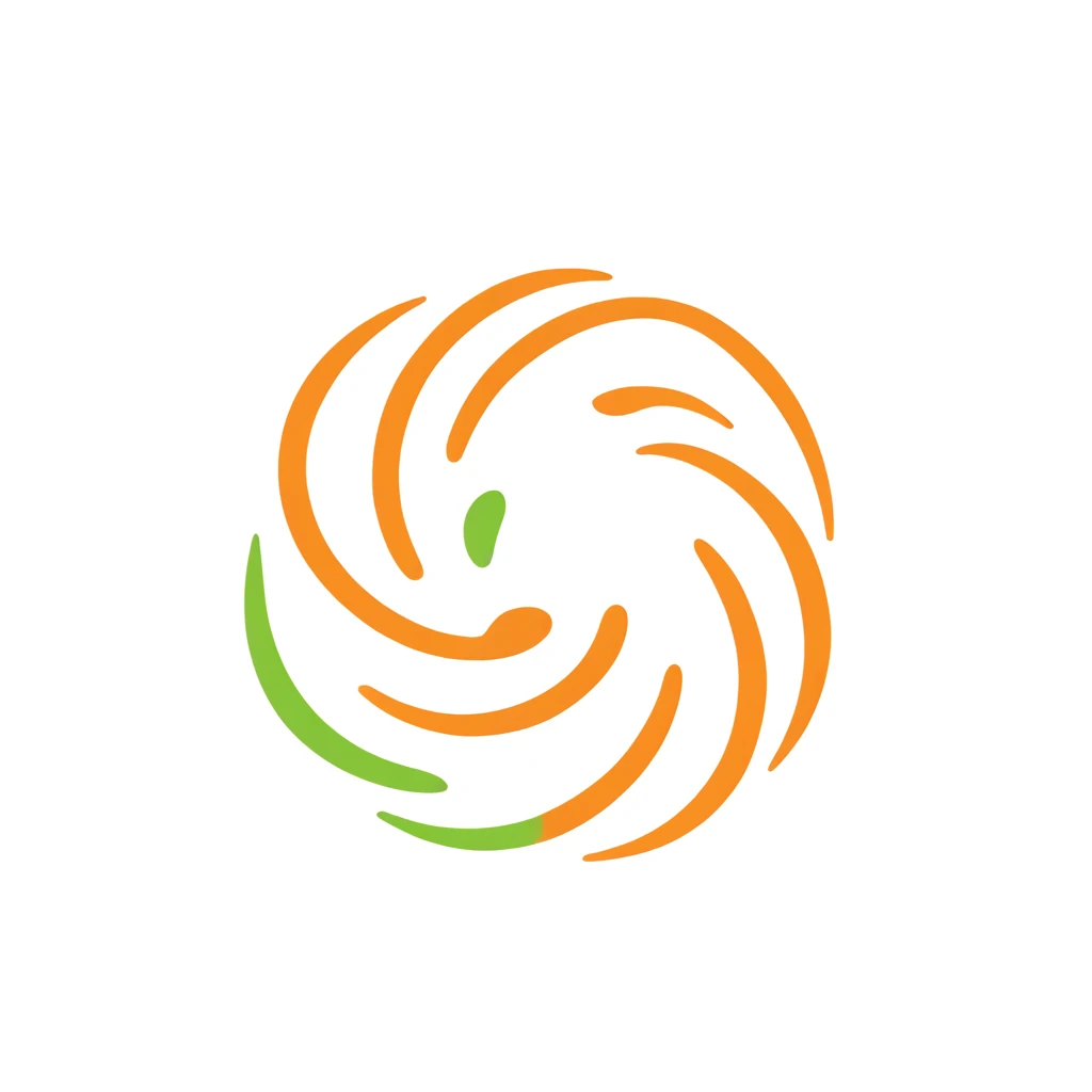 Hands forming together to make the earth logo, icon, concept, minimalistic, earth, hands