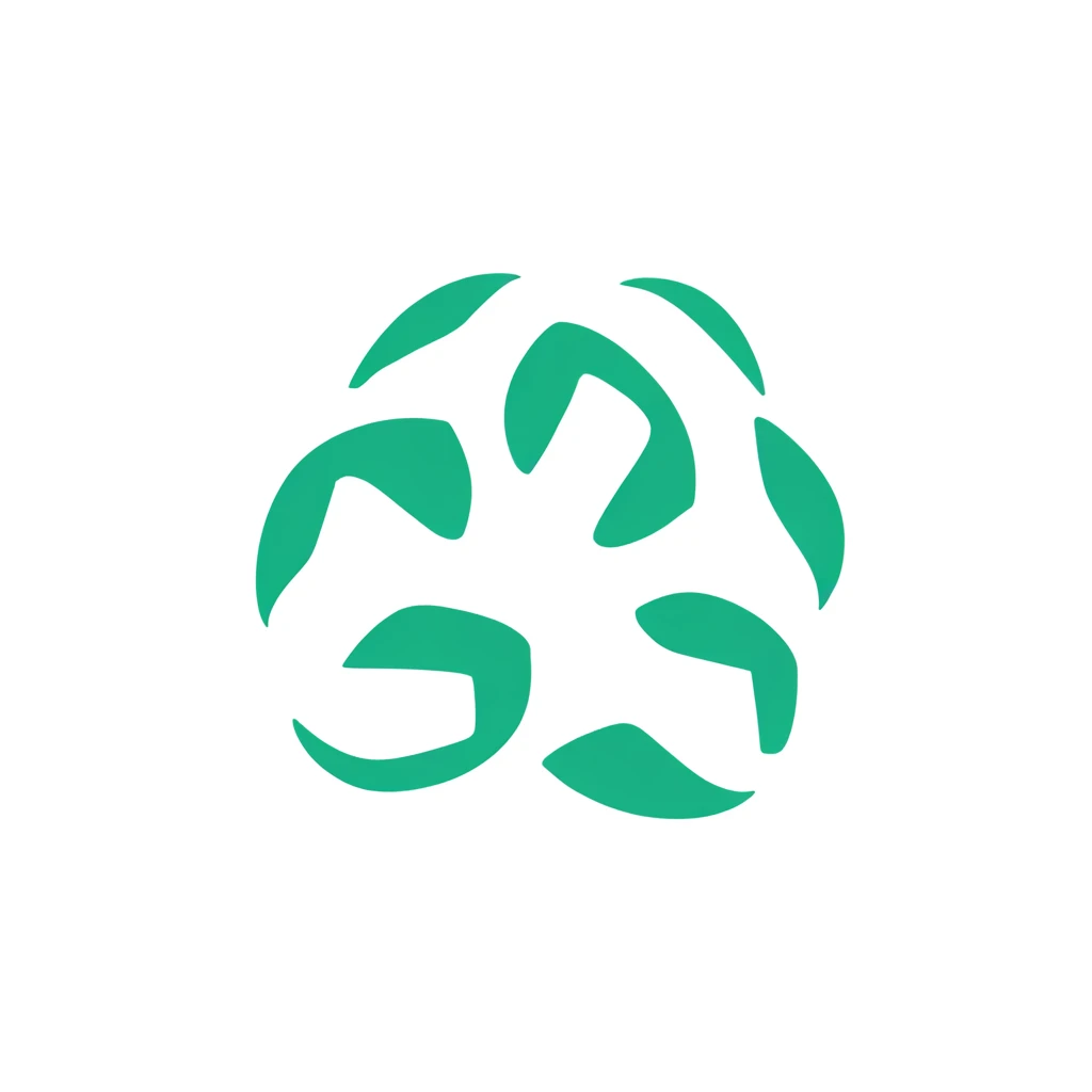 Hands forming together to make the earth logo, icon, symmetrical, earth, planet, hands