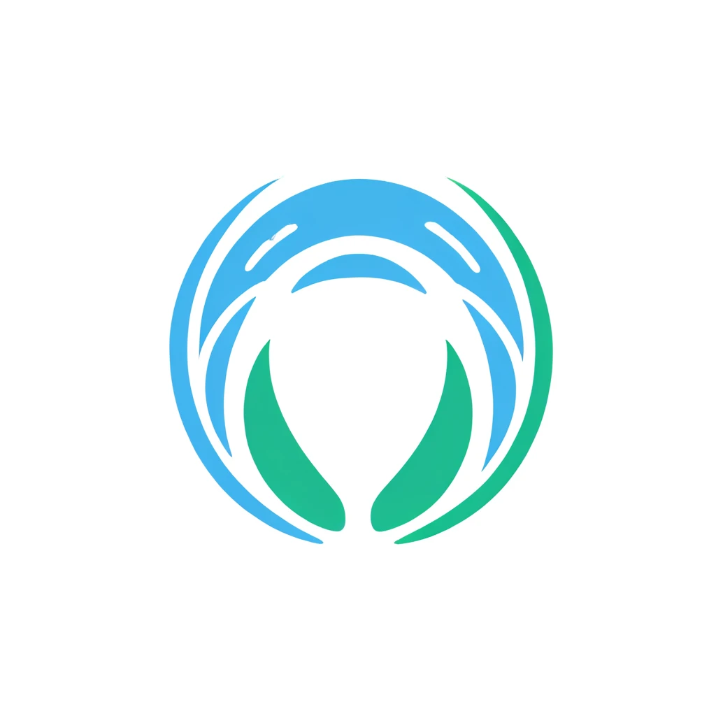 Hands looping around the earth logo, icon, symmetrical, earth, planet, hands together