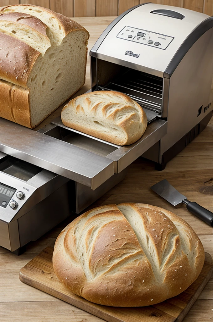 Make a bread machine gun