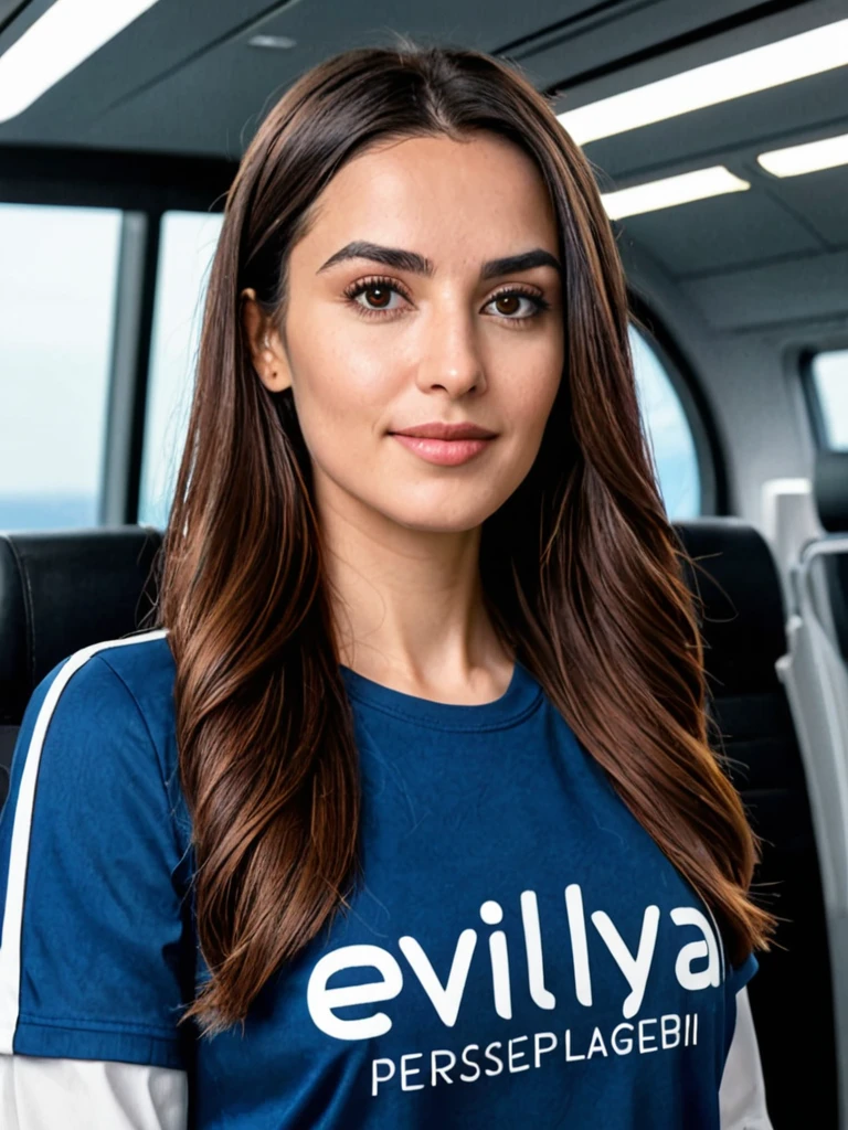 I am making an application where we will explain the travelogue of Evliya Çelebi. My team and I call it 'Veri Yolcuları', which means data passengers. Design a logo for us, with our name in the foreground and proper text, 8k