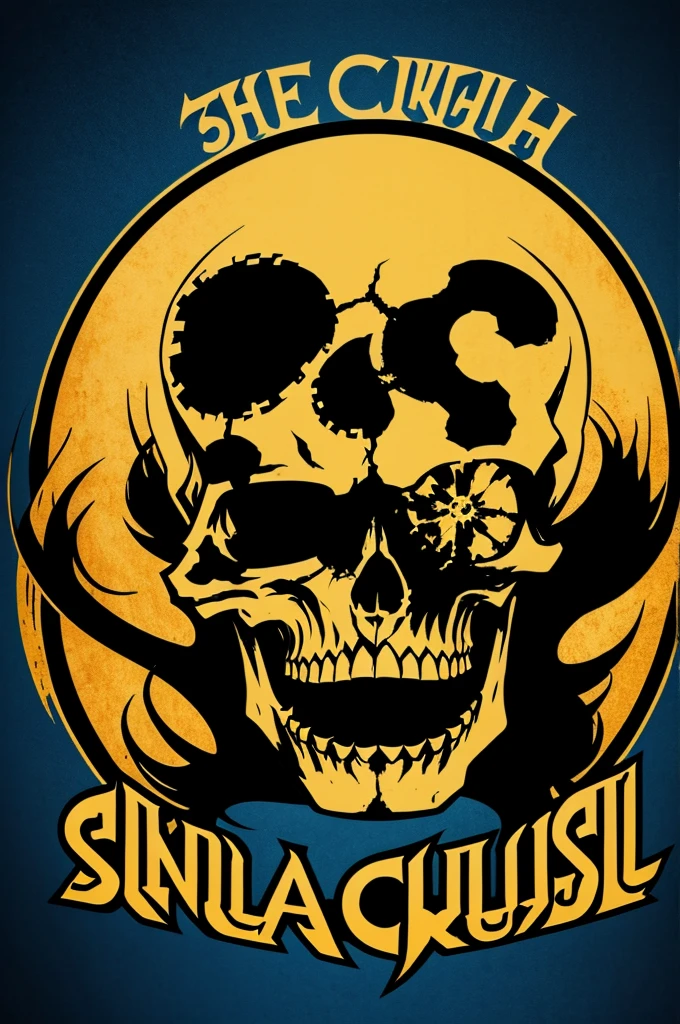 The logo of a band called skullcrash 