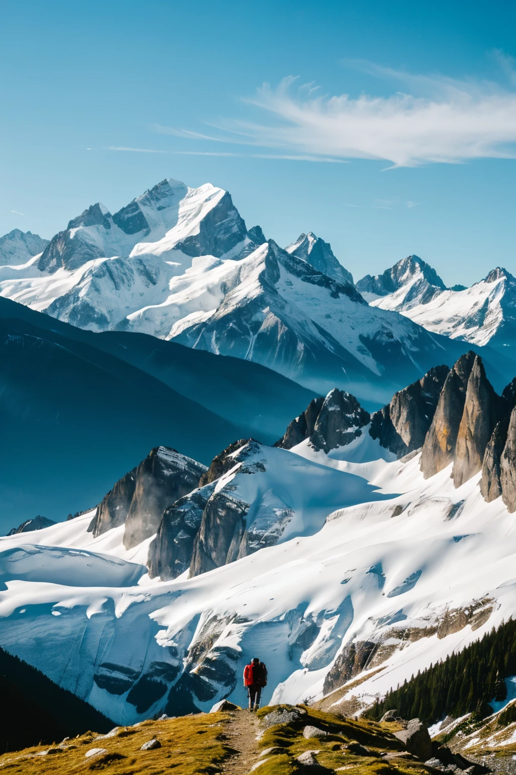 ((best quality)), ((masterpiece)), (detailed), majestic beauty
mountains
peak
breathtaking views
crisp fresh air
towering peaks
lush valleys
endless horizons
nature's grandeur
alpine paradise
invigorated
at peace
MountainViews
NatureLovers
HikingAdventures