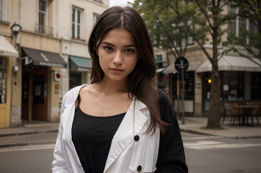 Jeune fille, Dressed in black