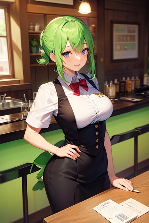 Inn employee frog