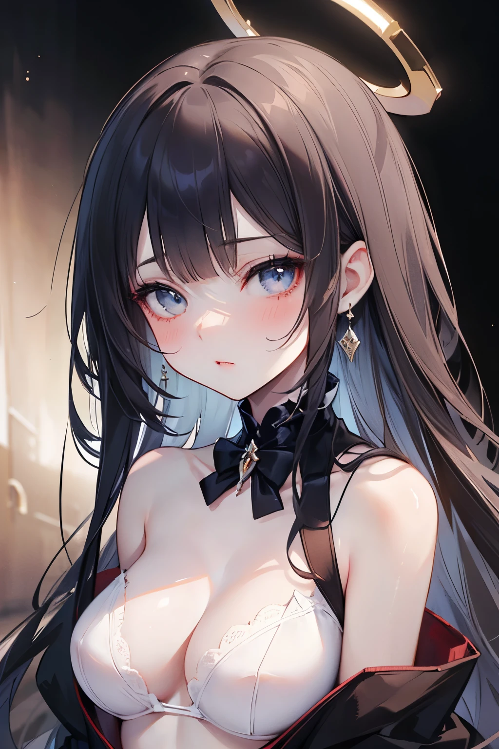 ((hentai)), ((dark fantasy)),((three sexy girls beautiful hair, pale skin, long hair),(girls ),erotic posing,Gothic background, Dark fantastic view,Best Quality,masutepiece,8K,The ultimate detailed dark background, Top image quality、RAW photography、超A high resolution, overall look is very erotic, round chest, Beautiful Eyes of Details、Very slender eyes、Beautiful eyelashes、Very slim physique, with blush cheeks, girl breasts press other's girl