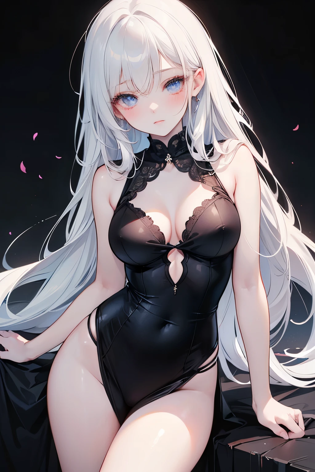 ((hentai)), ((dark fantasy)),((sexy man, 27 years old)),((two sexy girls beautiful hair, pale skin, long hair),(girls ),erotic posing,Gothic background, Dark fantastic view,Best Quality,masutepiece,8K,The ultimate detailed dark background, Top image quality、RAW photography、超A high resolution, overall look is very erotic, round chest, Beautiful Eyes of Details、Very slender eyes、Beautiful eyelashes、Very slim physique, with blush cheeks, girls breasts press Man