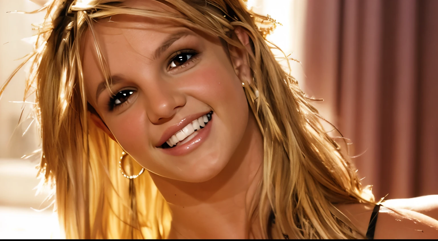 Britney Spears smiling 