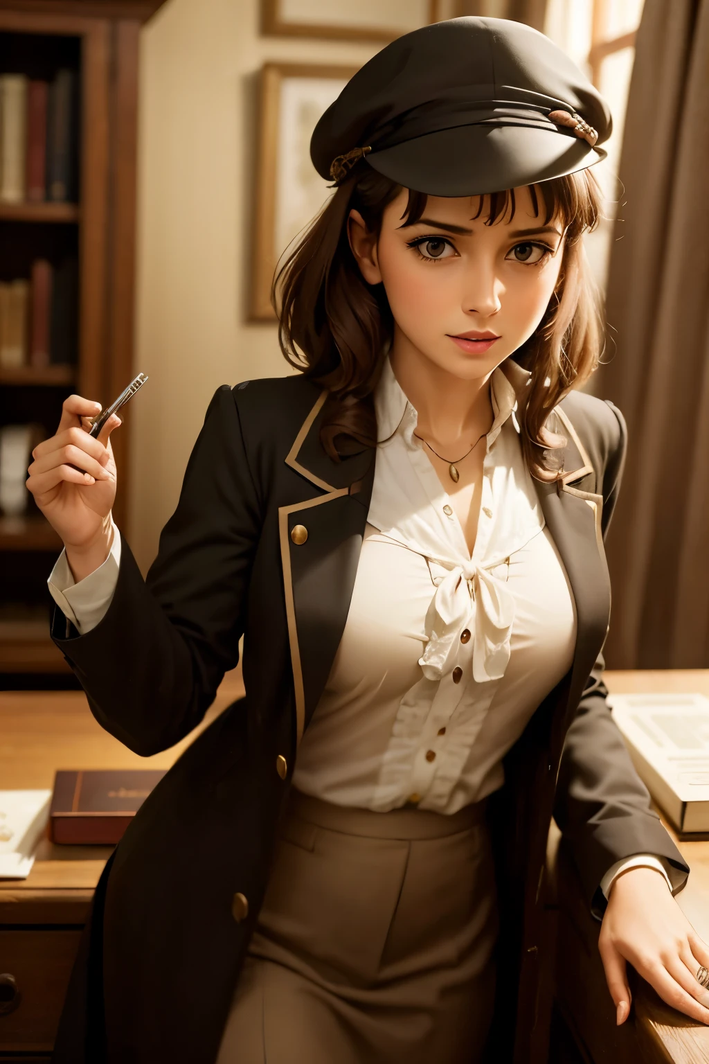 the famous detective Sherlock Holmes and dr Watson and the mystery of the Mata Hari box