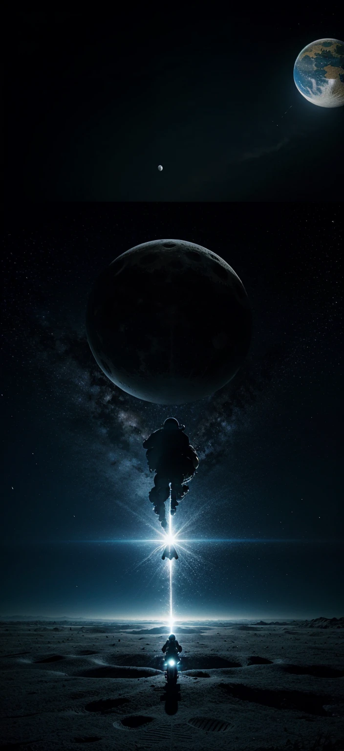 Make it cooler and make backround the earth whislt riding in yhe moon and make it have a spacship at backround tkk with cool drifiting effects to the car