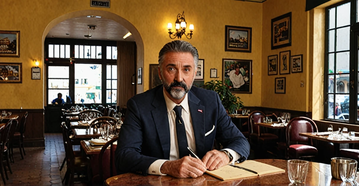 Italian restaurant named "Logan's Desk"