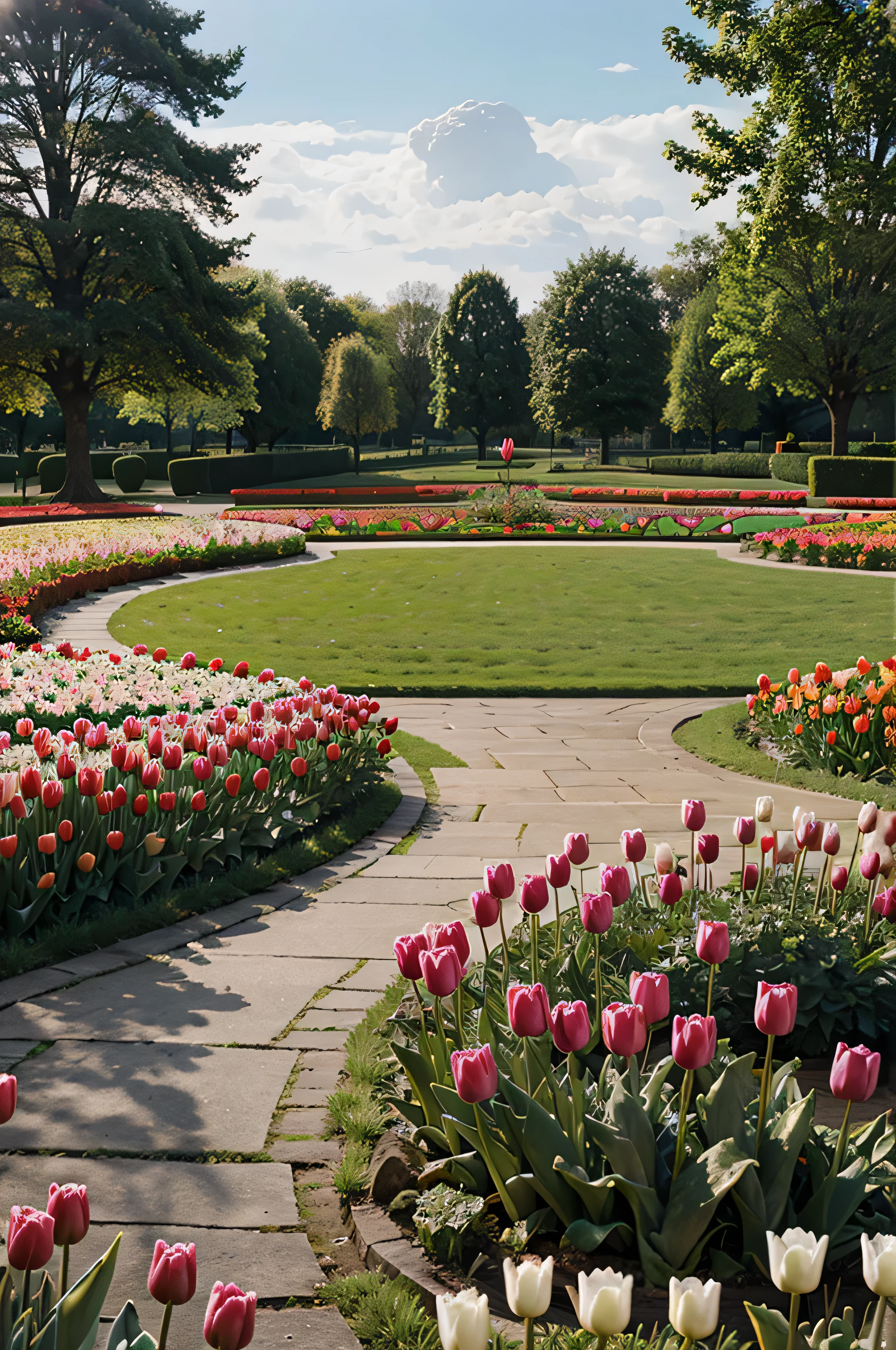 tulip landscape