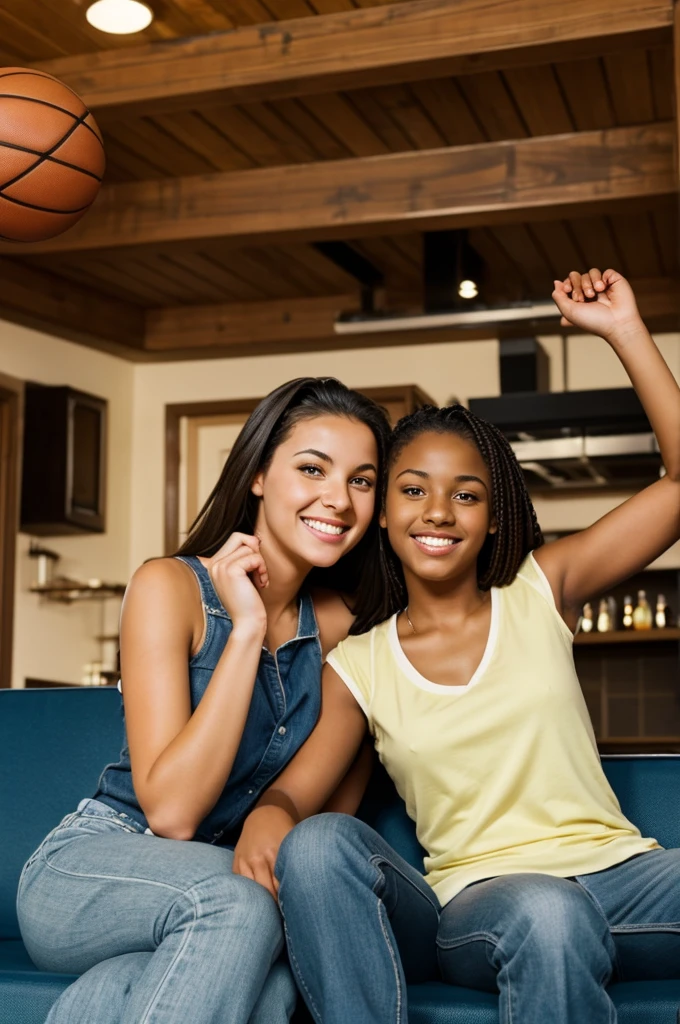 Create where a girl who was from home and loved basketball met a bad young man who liked alcohol